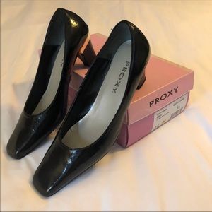 Black Patent Leather Heels